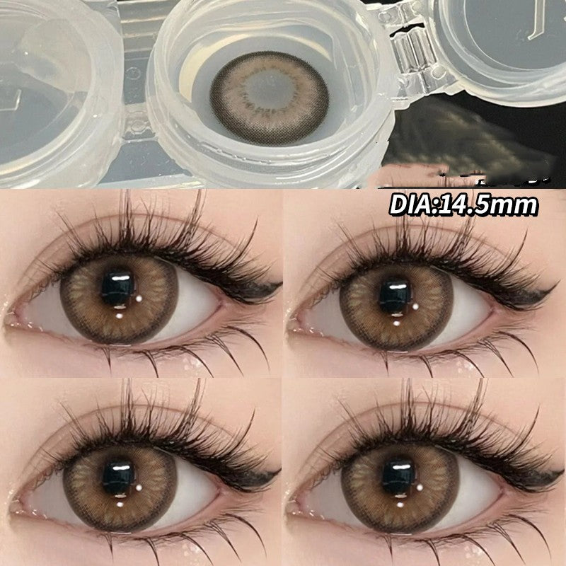 Blueberry Treasure Pearl Blue Large Diameter Meitong Contact Lens Thrown On The Moon