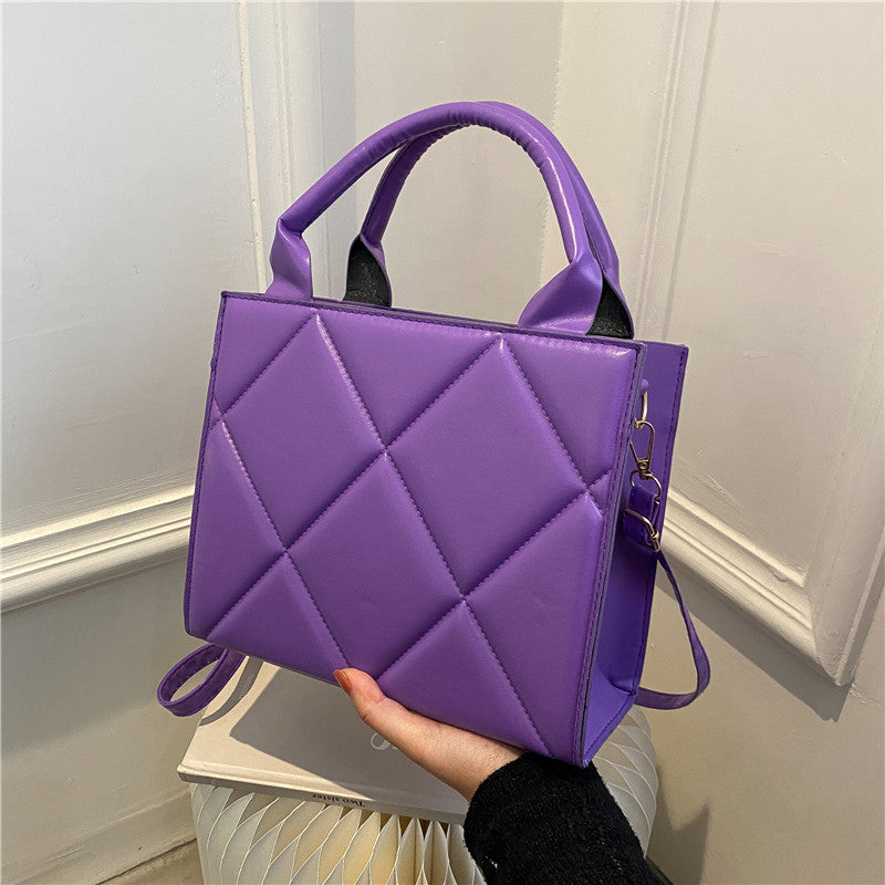 Ladies Fashion Personality Simple Small Square Bag