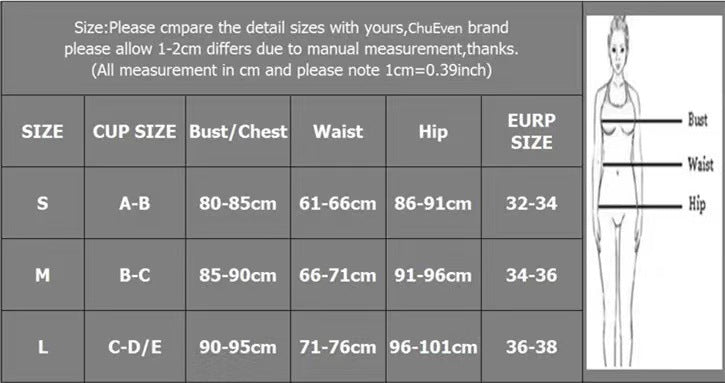 New Drawstring Strap Three-piece Swimsuit Bikini