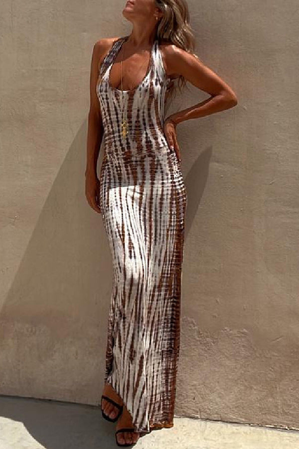 Women's Fashion Sexy Print Dress