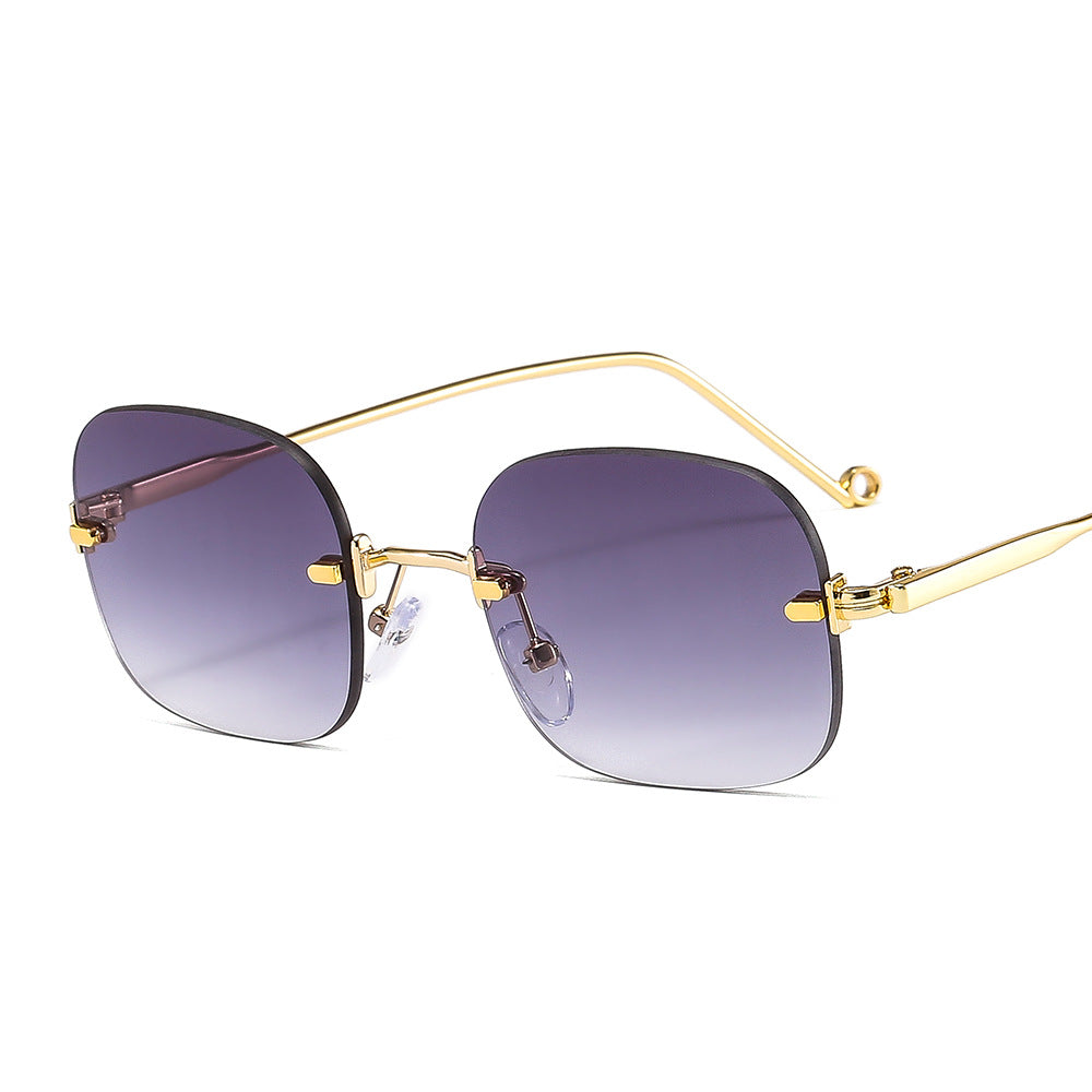 Fashion New Multicolor Metal Square Sunglasses