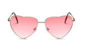 2018 Vintage Metal Heart-shaped Sunglasses Peach Heart Funny Men's And Women's Glasses Love Sunglasses Heart-shaped Sun