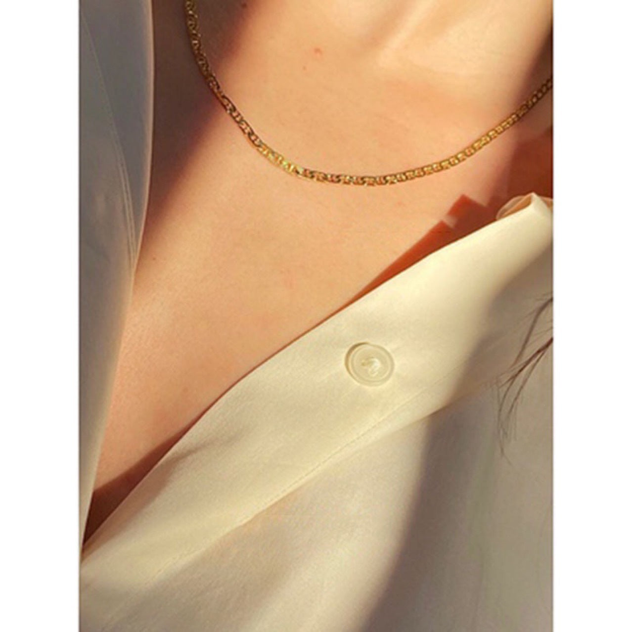 Star Moon Circle Card Stacked Necklace