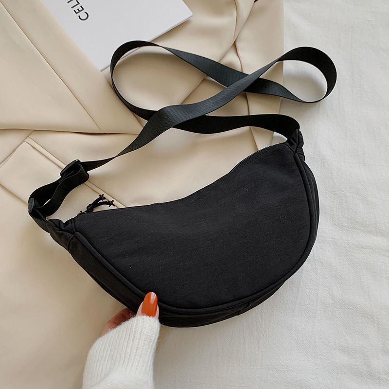 Dumpling Light Small Armpit Simple Shoulder Canvas Bag