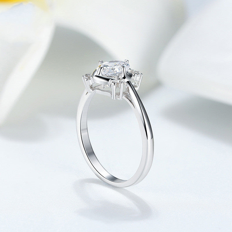 925 Sterling Silver Diamond Earrings