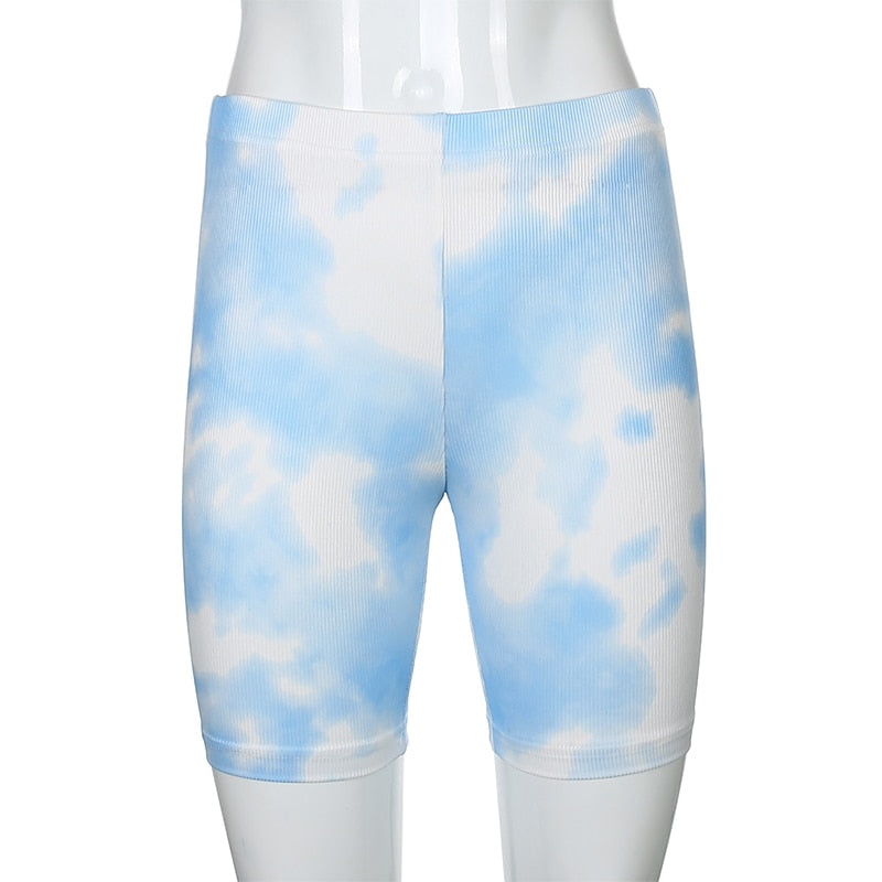 Summer Leisure Two-piece Tie-dye Vest Shorts Suit