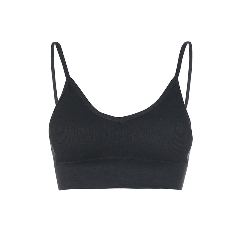 European And American Cross-Border Trend Women's Sling Slim-Fit Crop Top Women