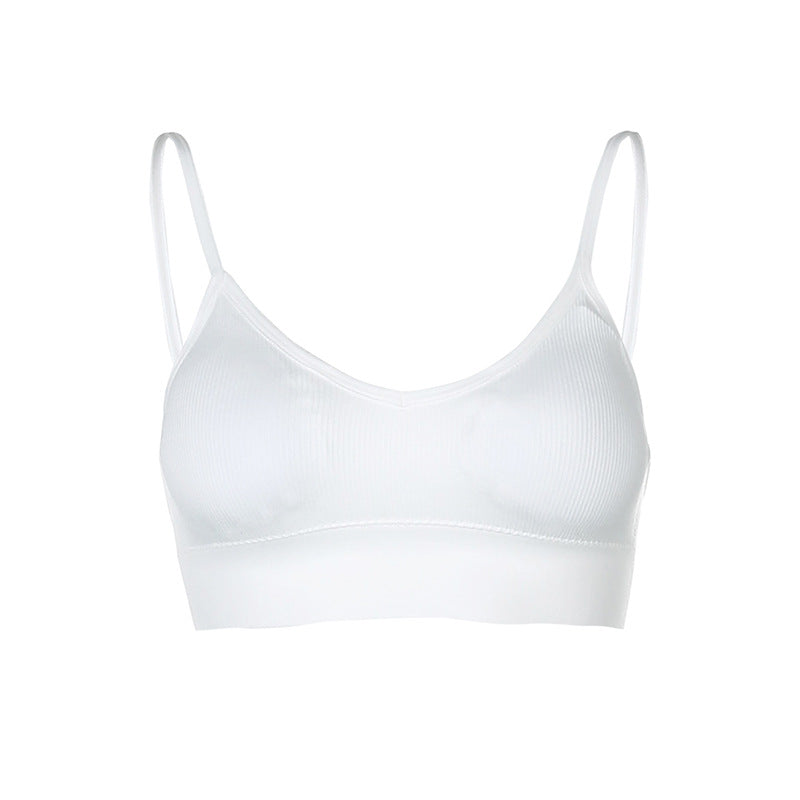 European And American Cross-Border Trend Women's Sling Slim-Fit Crop Top Women