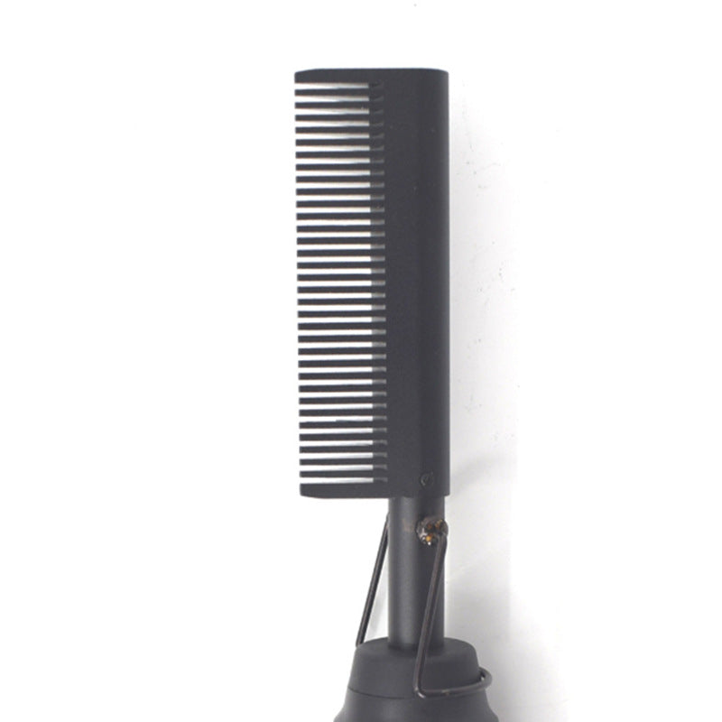 Electric comb for straightening and curling hair