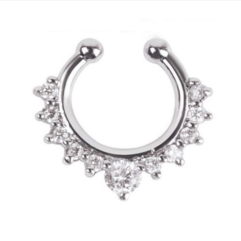 Stainless Steel Non-perforated False Nose Ring