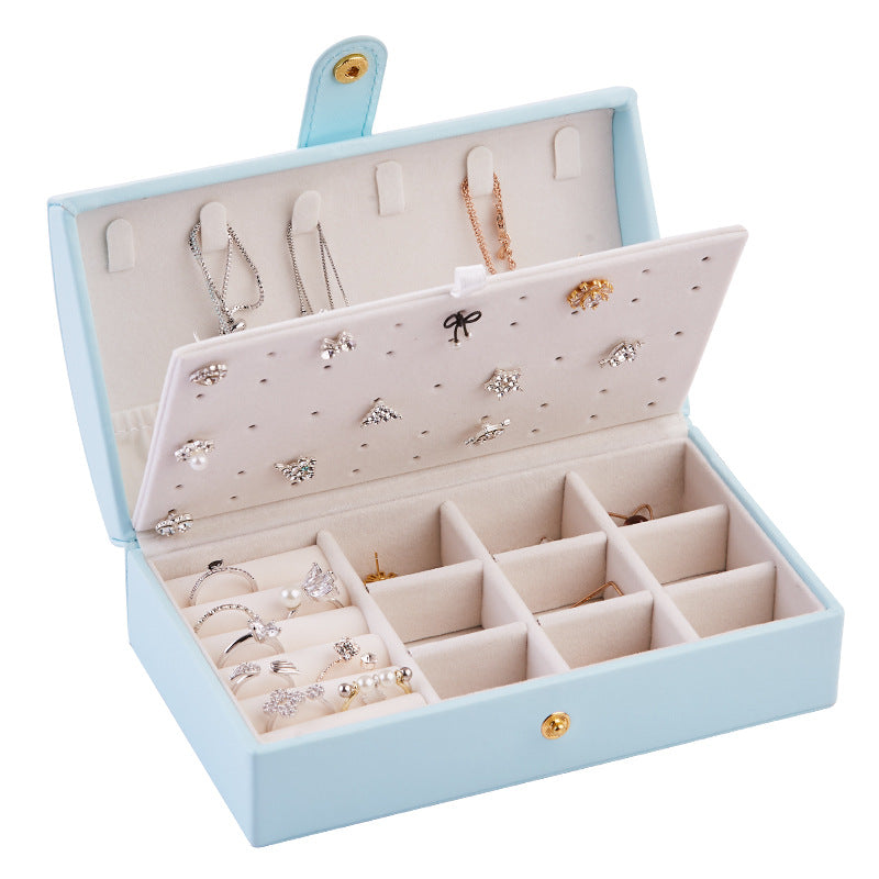 Earrings Necklace Ring Jewelry Box Earring Storage Box