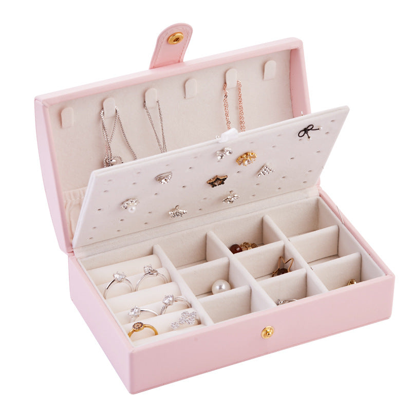 Earrings Necklace Ring Jewelry Box Earring Storage Box