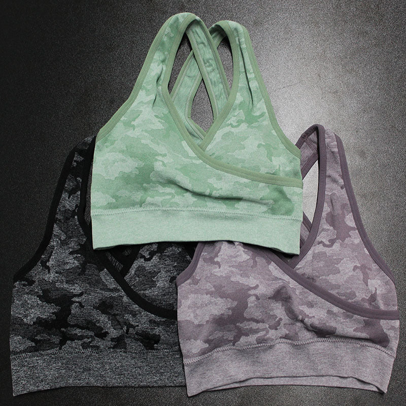 Slim Leopard Print Fitness Yoga Sports Bra And Pants Set