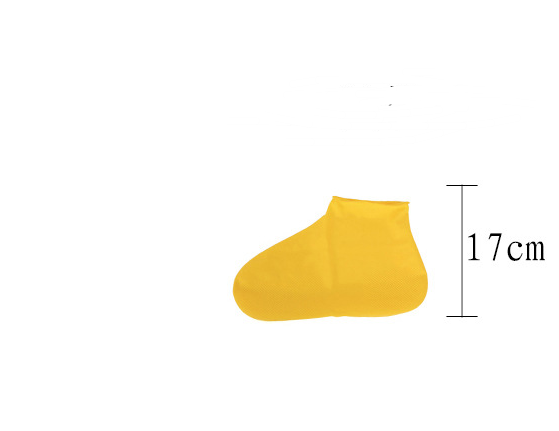 Rubber Anti-slip Waterproof Shoe Cover Reusable Rain Boot Motorcycle Bike Overshoe Blue Yellow for Men Women
