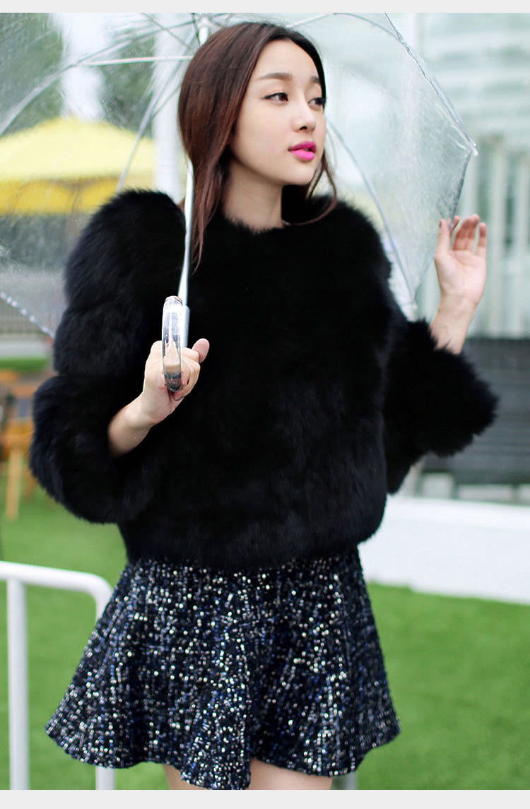 Anti-fox fur coat
