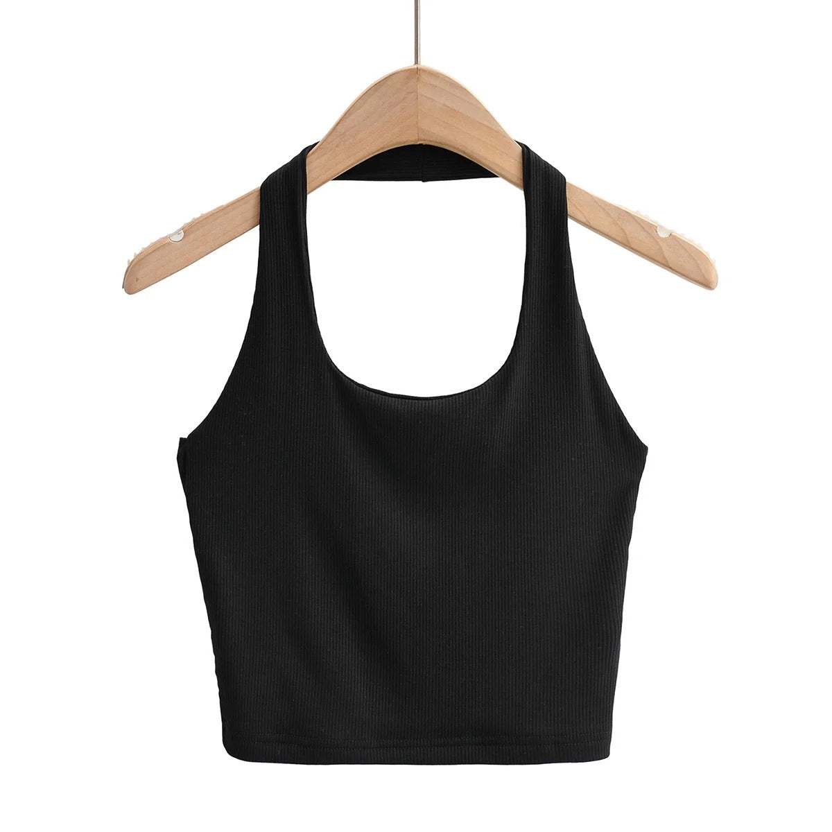 Women's Vest Halter Top Summer Slim-fit Solid Color