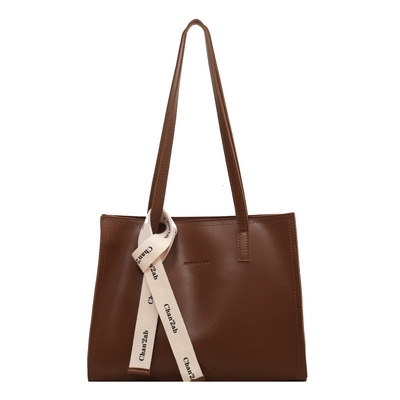Pure Color Square Bag Lady Temperament