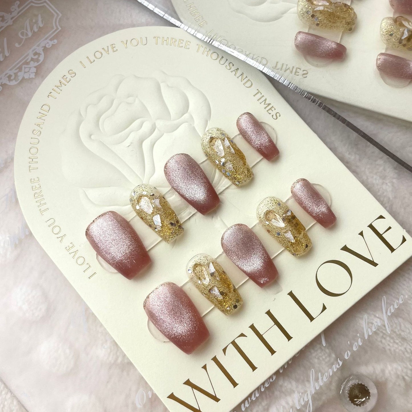 Handmade Real Shot Nail Stickers