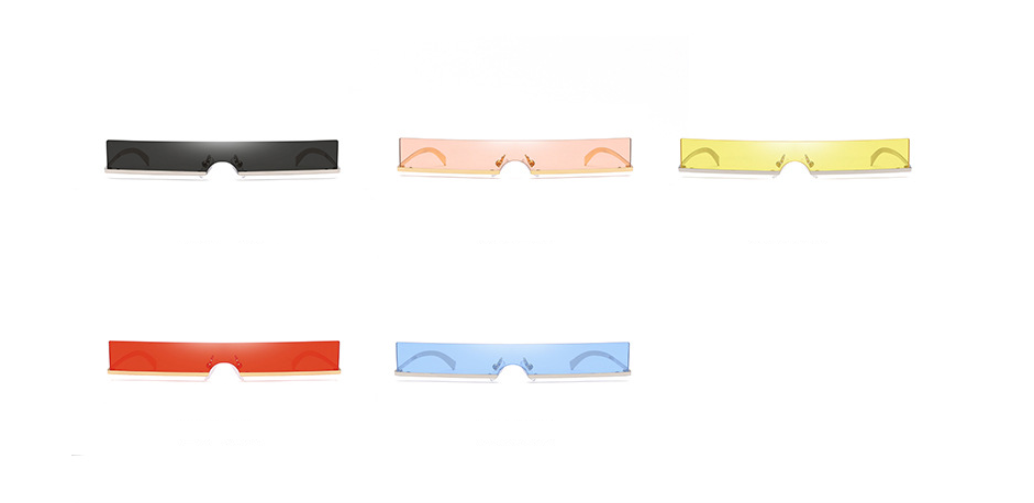 Square metal sunglasses