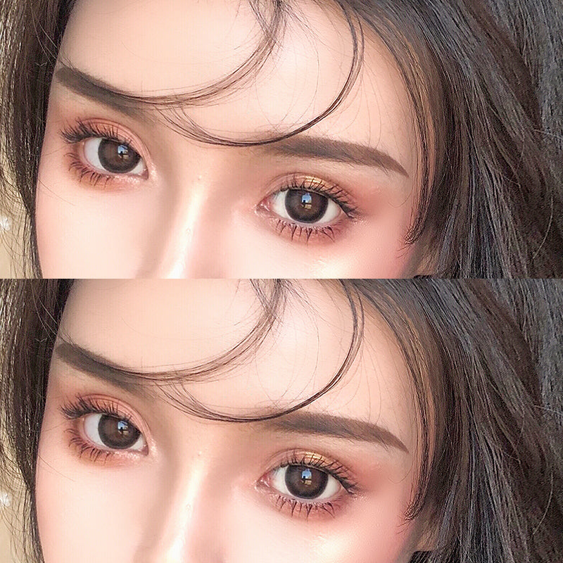 Blueberry Treasure Pearl Blue Large Diameter Meitong Contact Lens Thrown On The Moon