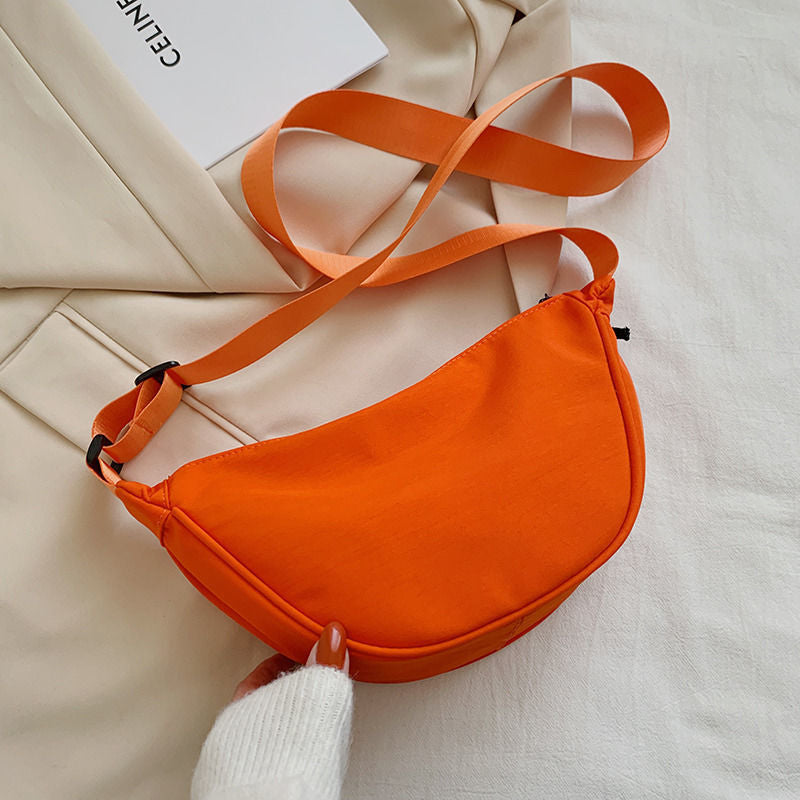 Dumpling Light Small Armpit Simple Shoulder Canvas Bag