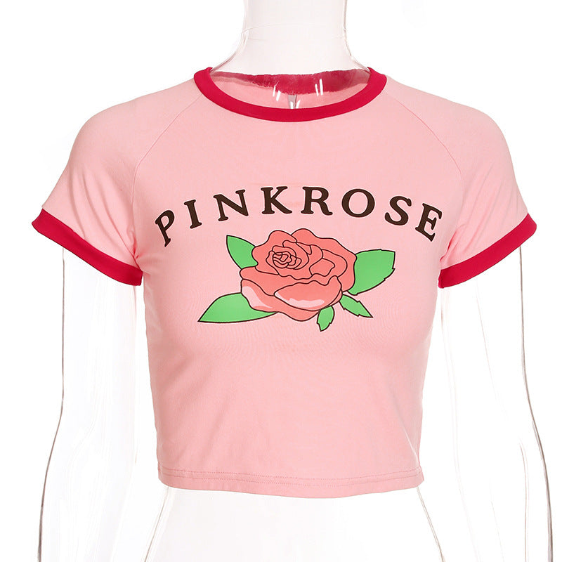 Round neck slim t-shirt