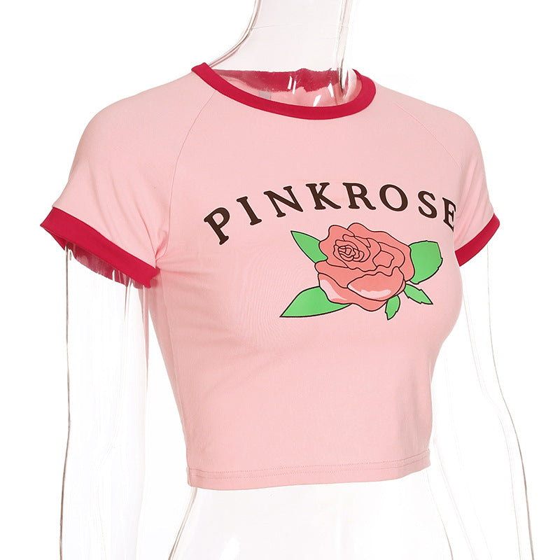 Round neck slim t-shirt