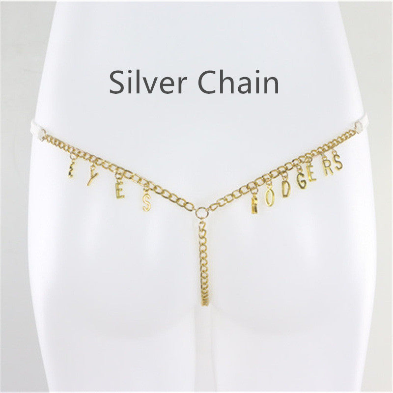 Customized Thong Waist Chain Body Chain