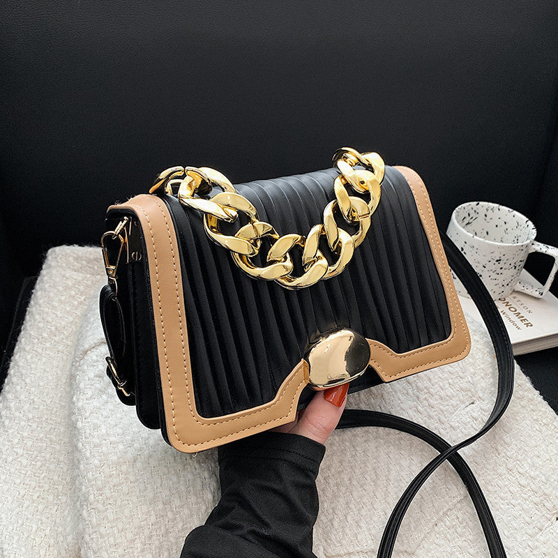 Chain Fashion Trendy Korean Style Ins Single Back Messenger Handbag