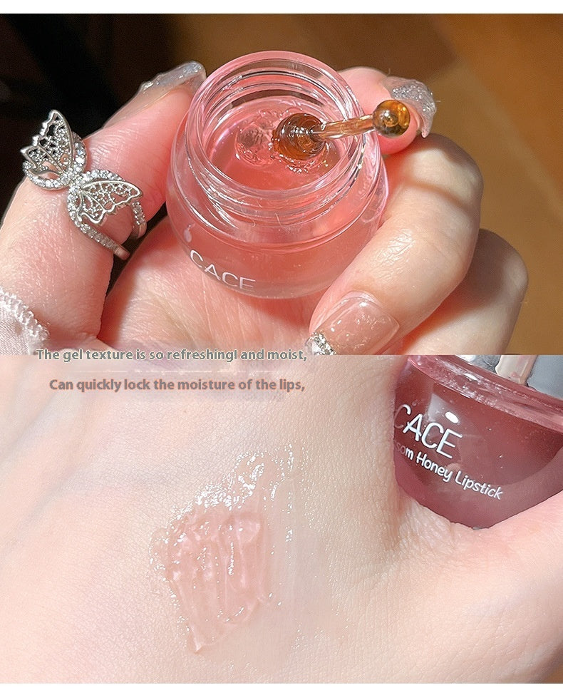 Women's Cherry Blossom Honey Moisturizing Rich Moist Tender Oil Rich Moist Water Locking Not Oily Lipstick