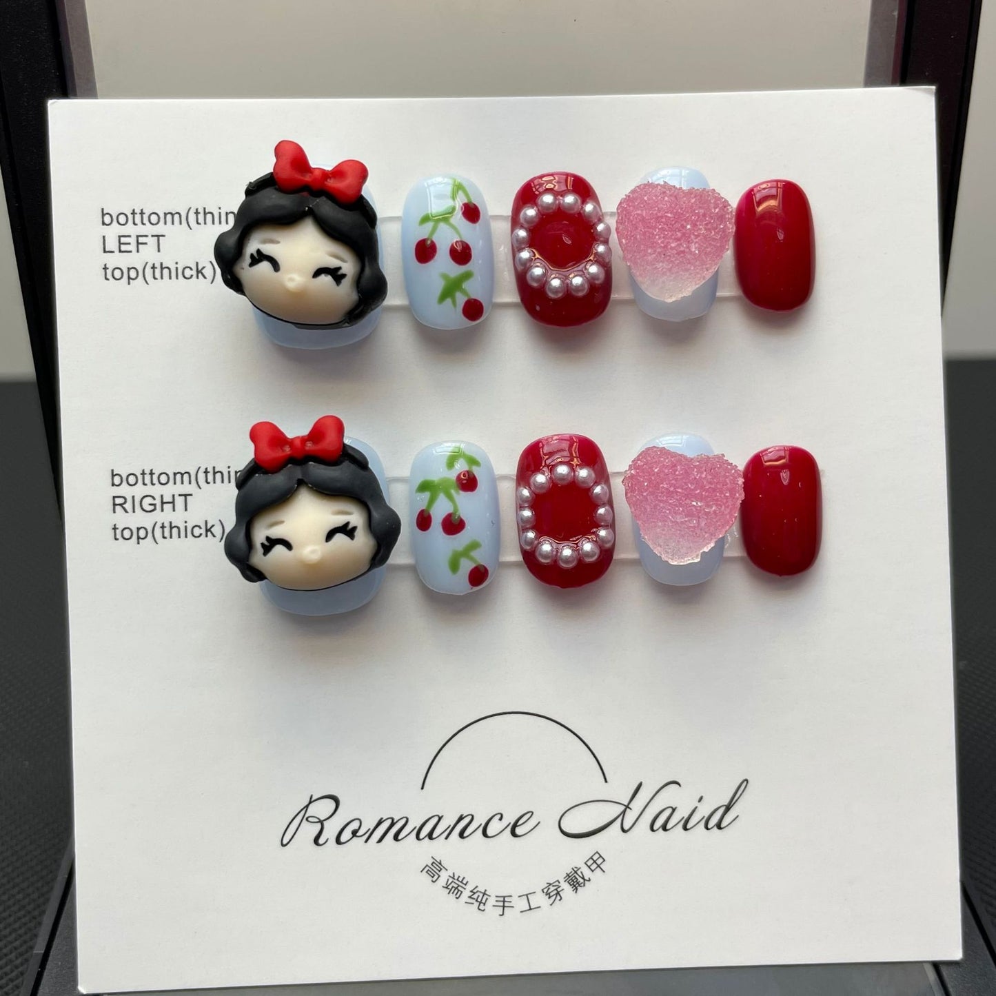 Handmade Real Shot Nail Stickers