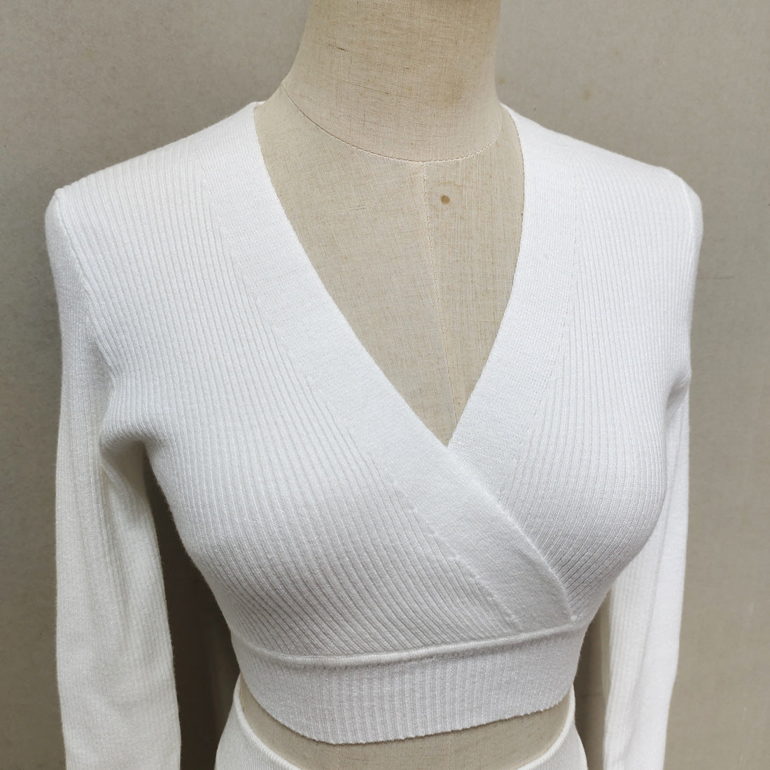 Women's Fashionable And Personalized Knitting Dress Suit