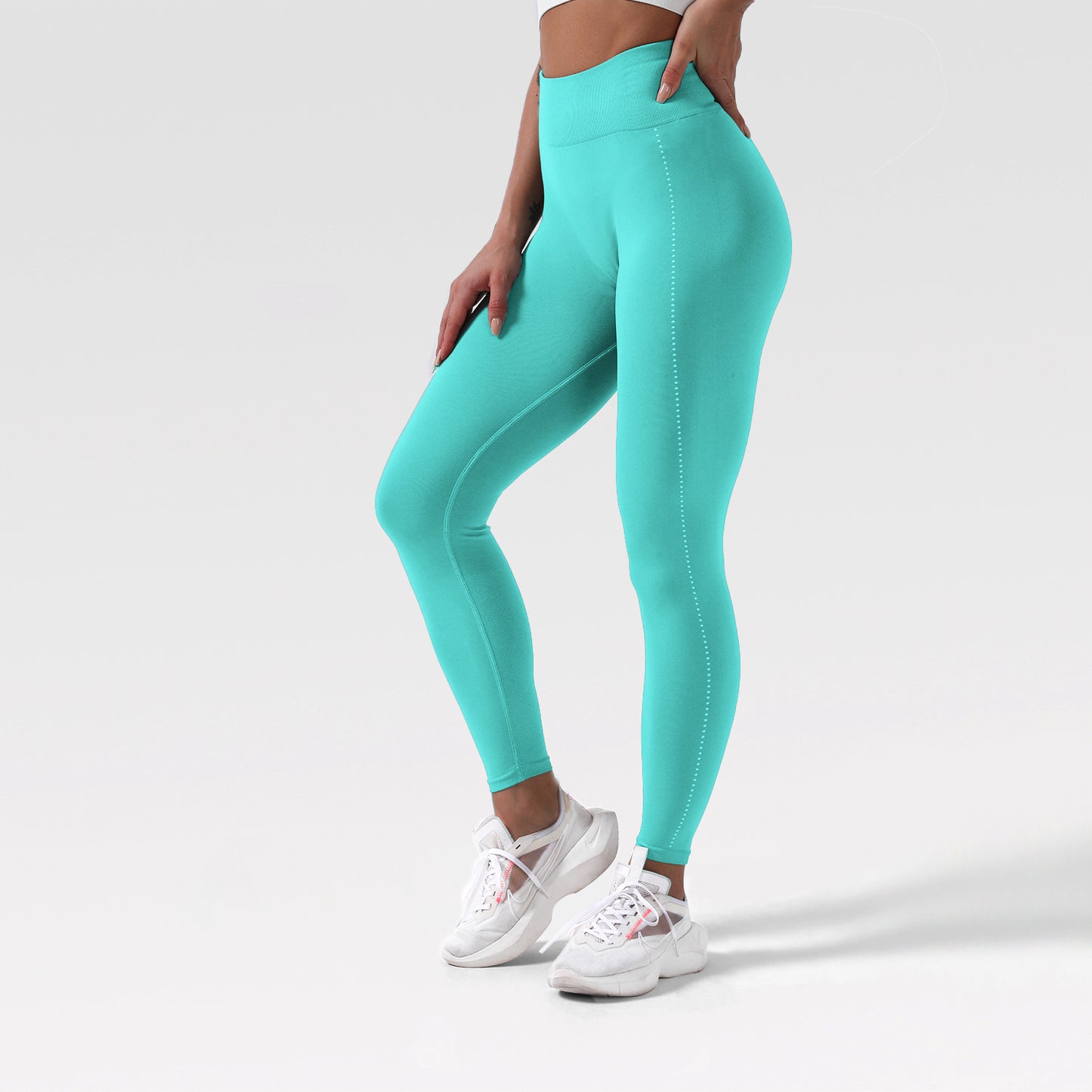 High Waist Peach Hip Fitness Exercise Yoga Pants