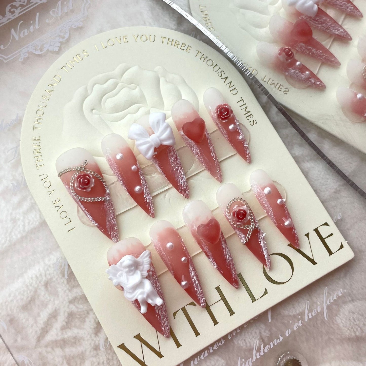 Handmade Real Shot Nail Stickers