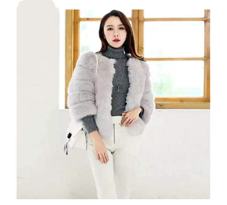 Anti-fox fur coat