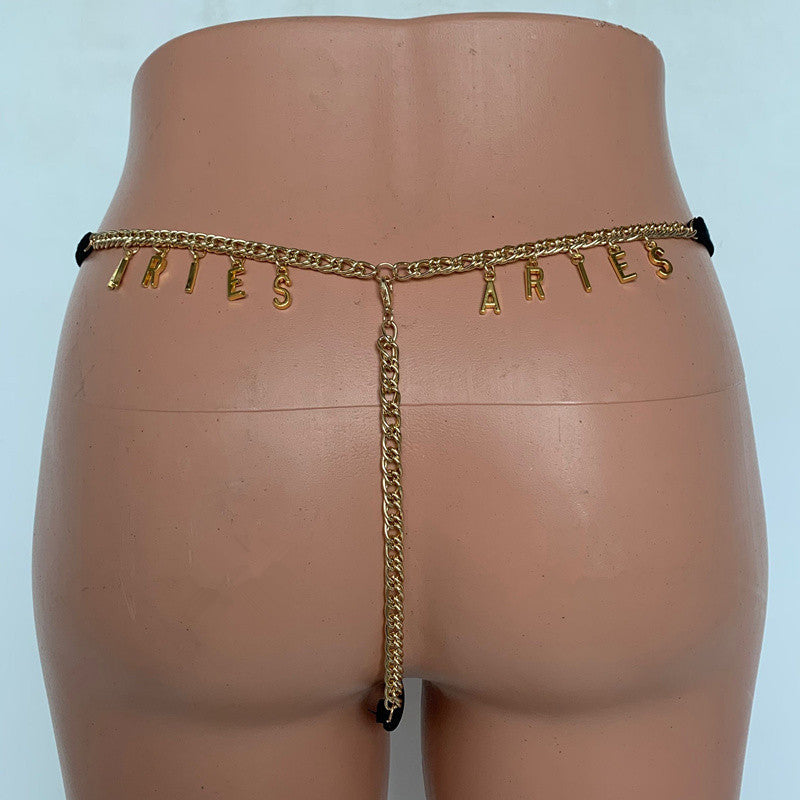 Customized Thong Waist Chain Body Chain