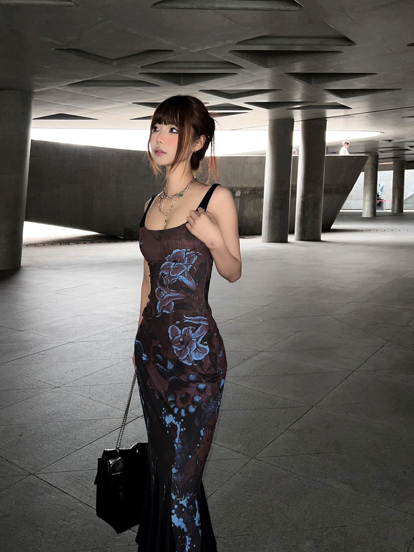 Chinese Style Retro Spicy Girl Suspender Dress