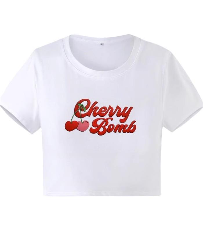 Women's Fashion Casual Printing Short-sleeved Top