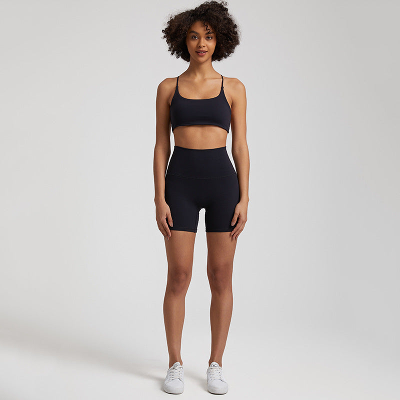 Fitness Clothes Running Sports Set Summer High Waist Buttock Lifting Speed Dry Female
