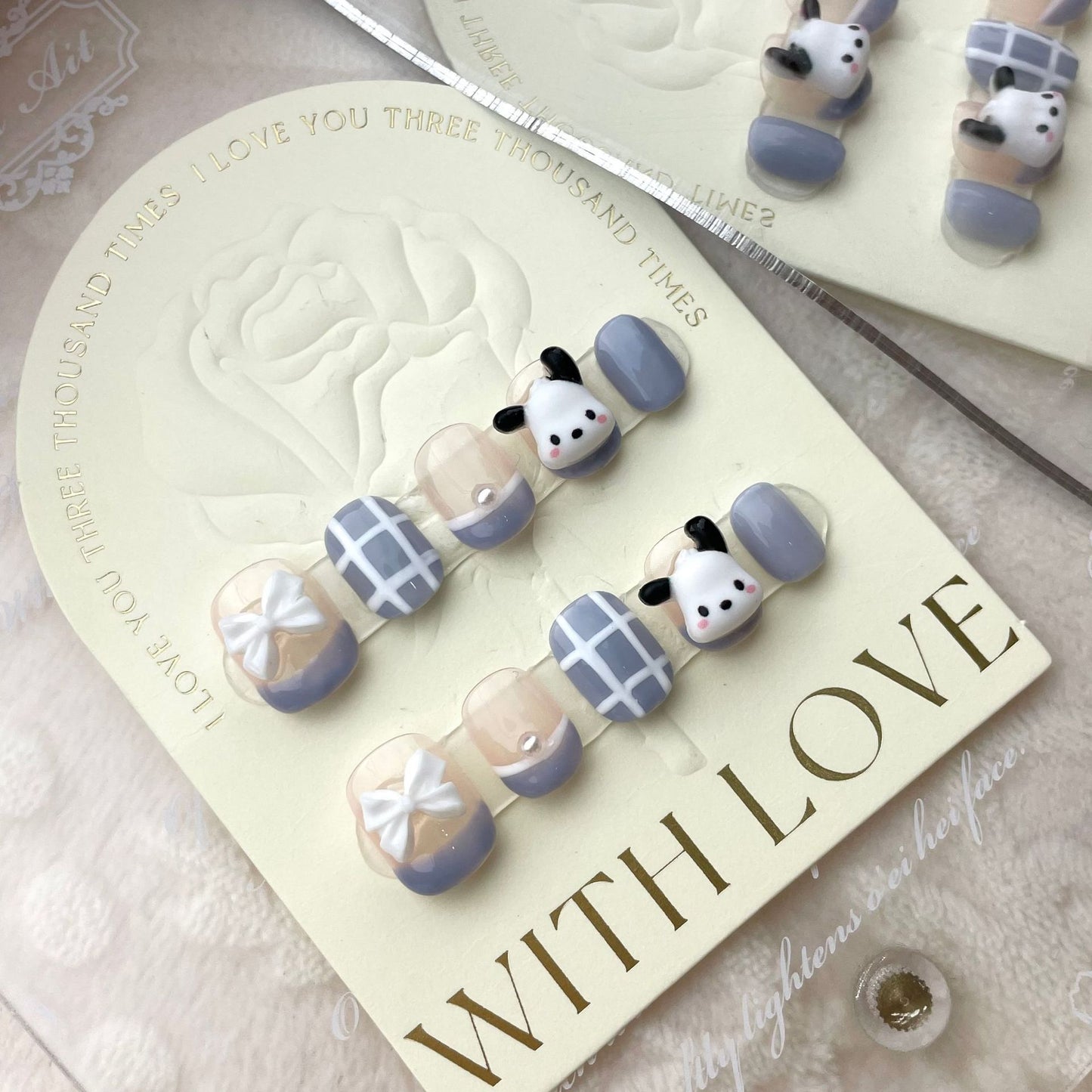 Handmade Real Shot Nail Stickers
