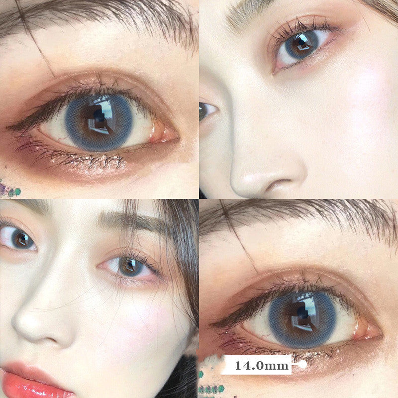 2 pieces of Russian girl blue color contacts