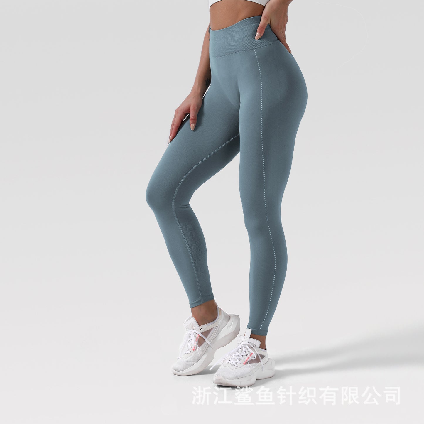 High Waist Peach Hip Fitness Exercise Yoga Pants