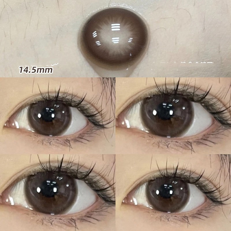 Blueberry Treasure Pearl Blue Large Diameter Meitong Contact Lens Thrown On The Moon