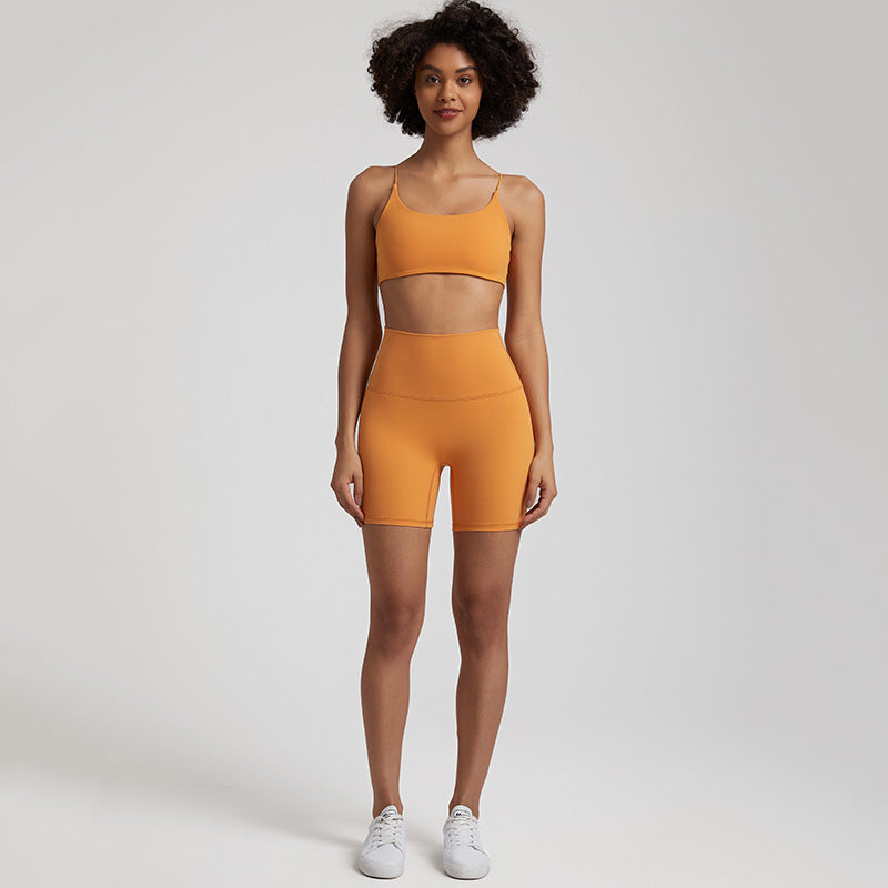 Fitness Clothes Running Sports Set Summer High Waist Buttock Lifting Speed Dry Female