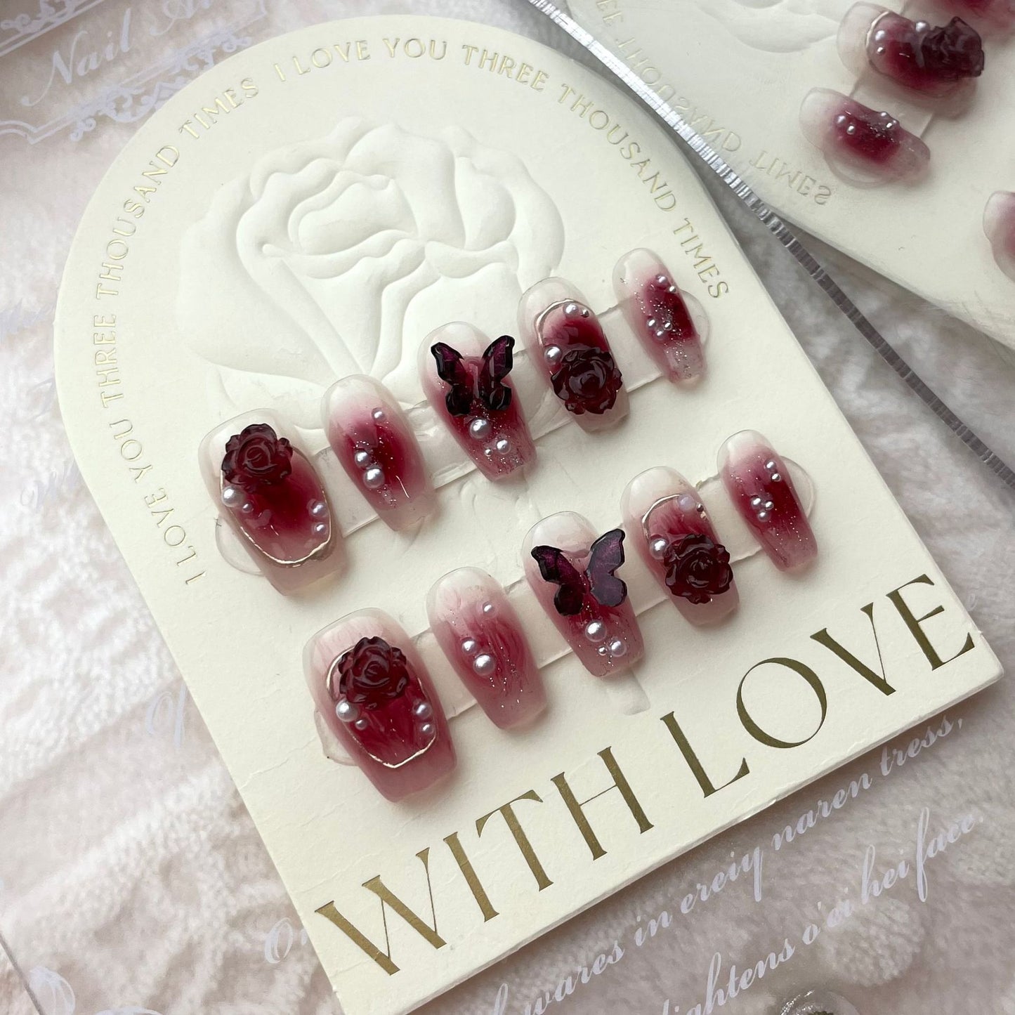 Handmade Real Shot Nail Stickers