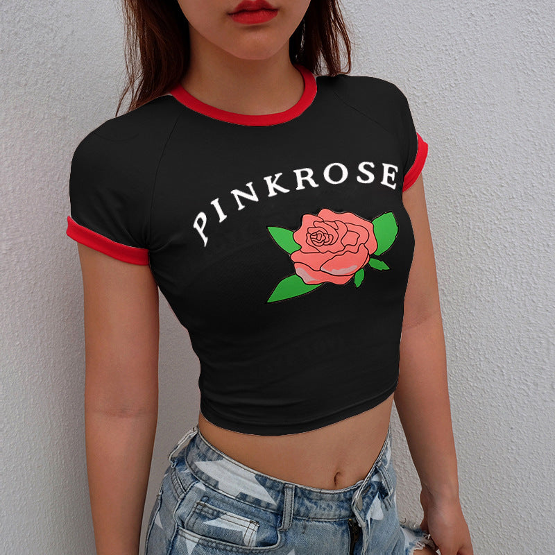 Round neck slim t-shirt