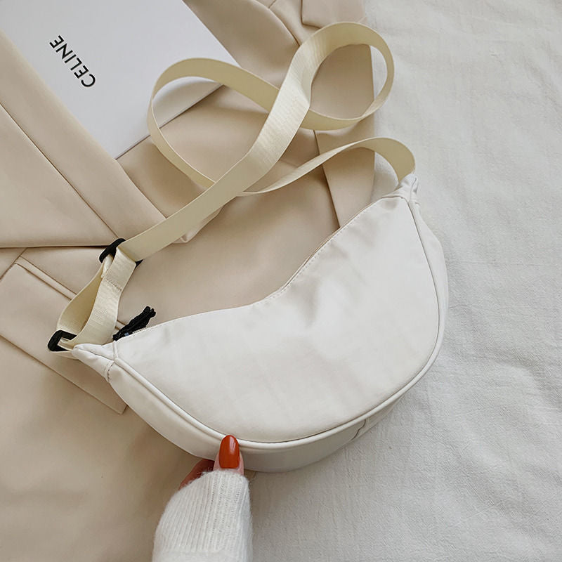 Dumpling Light Small Armpit Simple Shoulder Canvas Bag