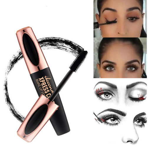 "SilkLash Max Volume Mascara: Waterproof Lengthening and Volumizing Eyelashes"
