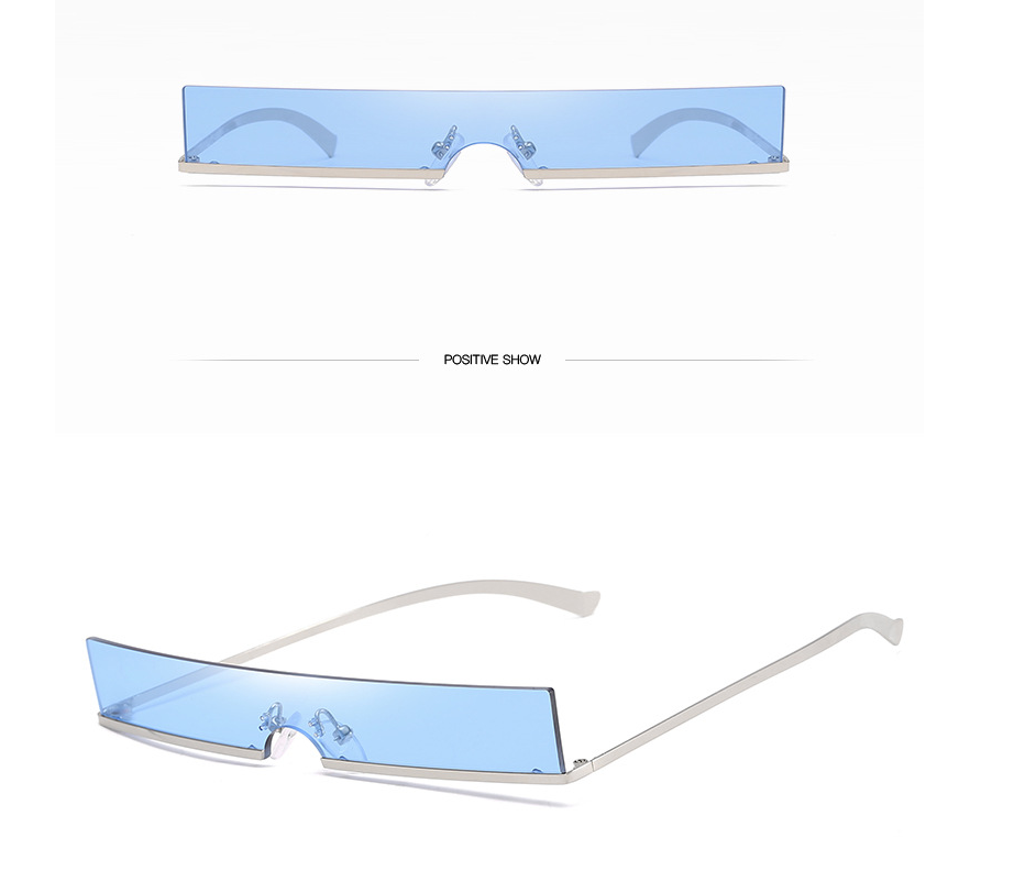 Square metal sunglasses