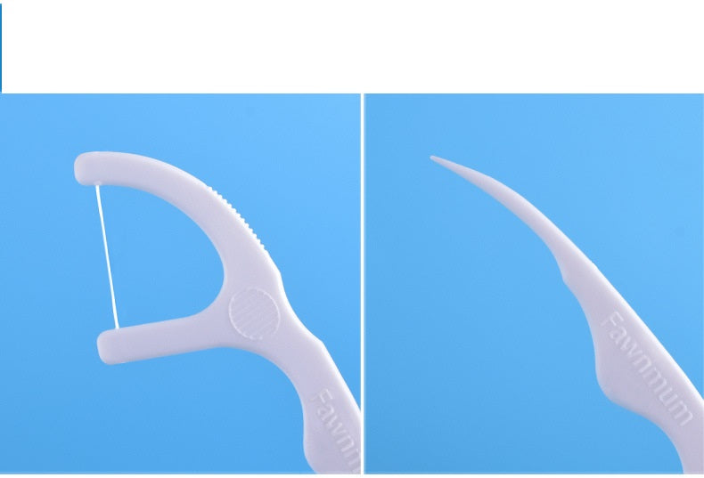 Classic Dental Floss Sticks 100pcs A Bag